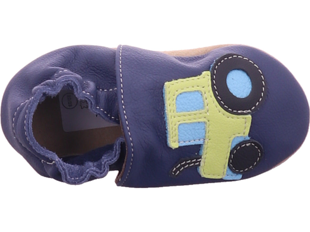 Beck Gymnas Jungen Hausschuh  in blau