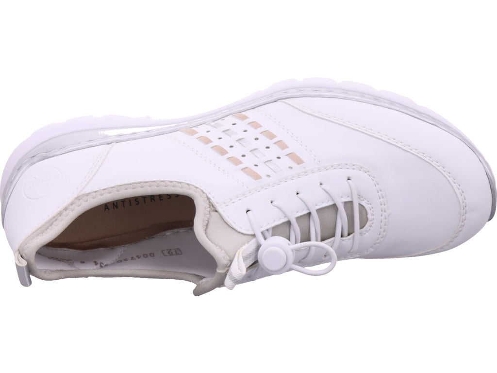 Rieker Damen  Fsk Damen Halbschuhe in weiß