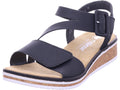 Rieker Damen Sandalette Fsk Damen Sandalen in schwarz