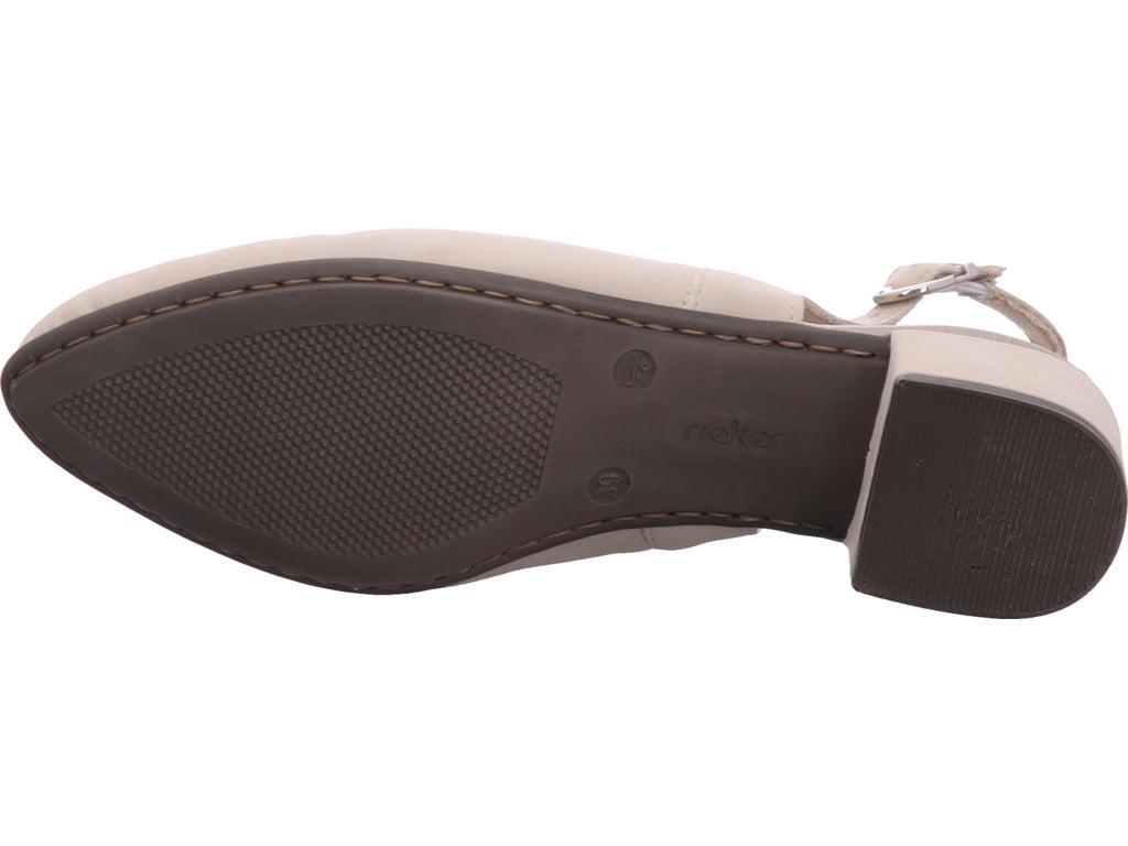 Rieker Damen Pump Fsk Damen Halbschuhe in beige