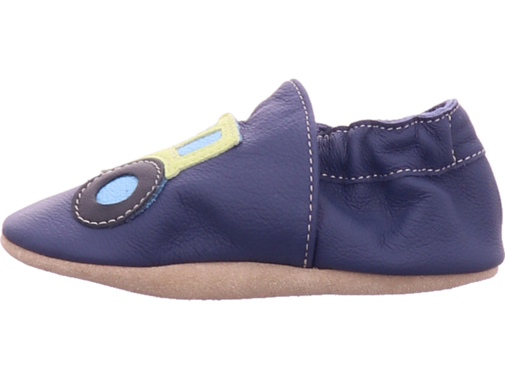 Beck Gymnas Jungen Hausschuh  in blau