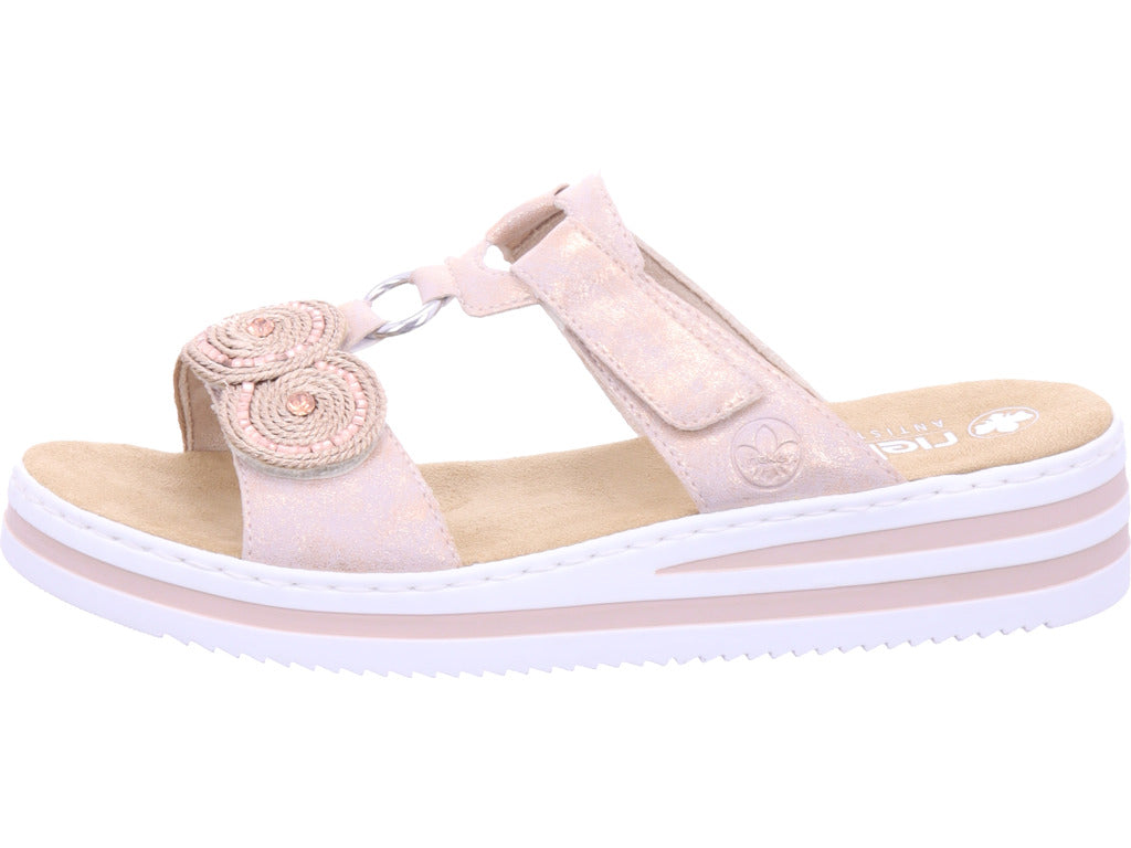 Rieker Damen Pantolette Fsk Damen Sandalen in frei
