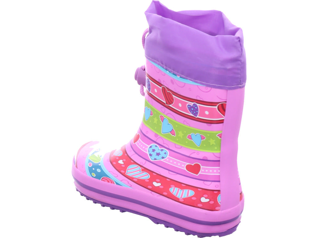 Beck Gymnas Mädchen Gummistiefel Joy Multicolor in gelb