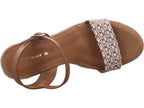 Tamaris Damen Sandalette  in braun