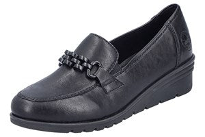 Rieker Herren  Hwk Damen Halbschuhe in schwarz