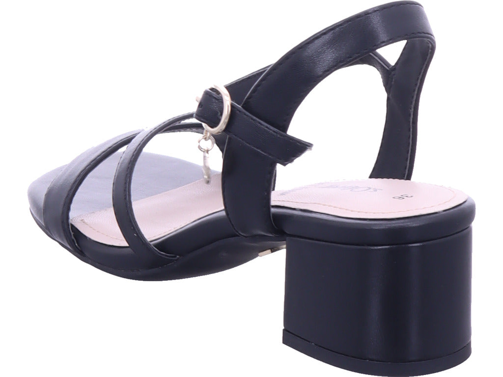 s.Oliver Damen Sandalette  in schwarz