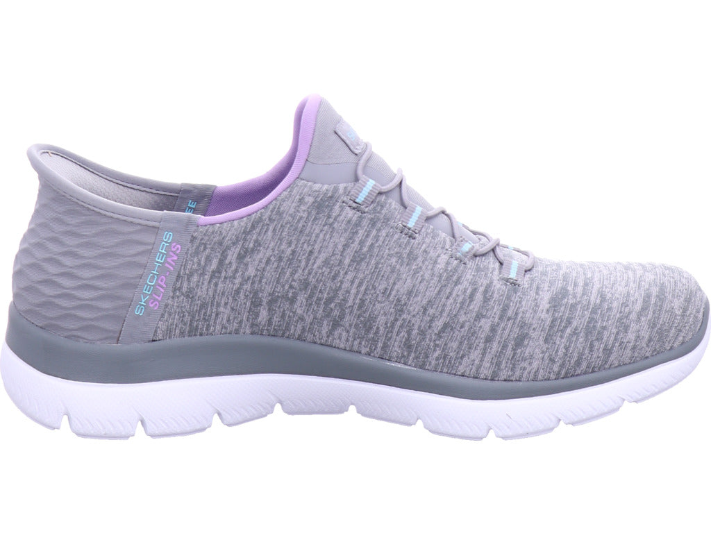 SKECHERS Damen Slipper  in grau