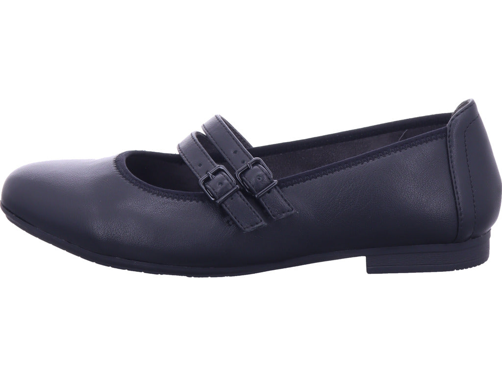 Jana Damen Ballerina M2217744 in schwarz