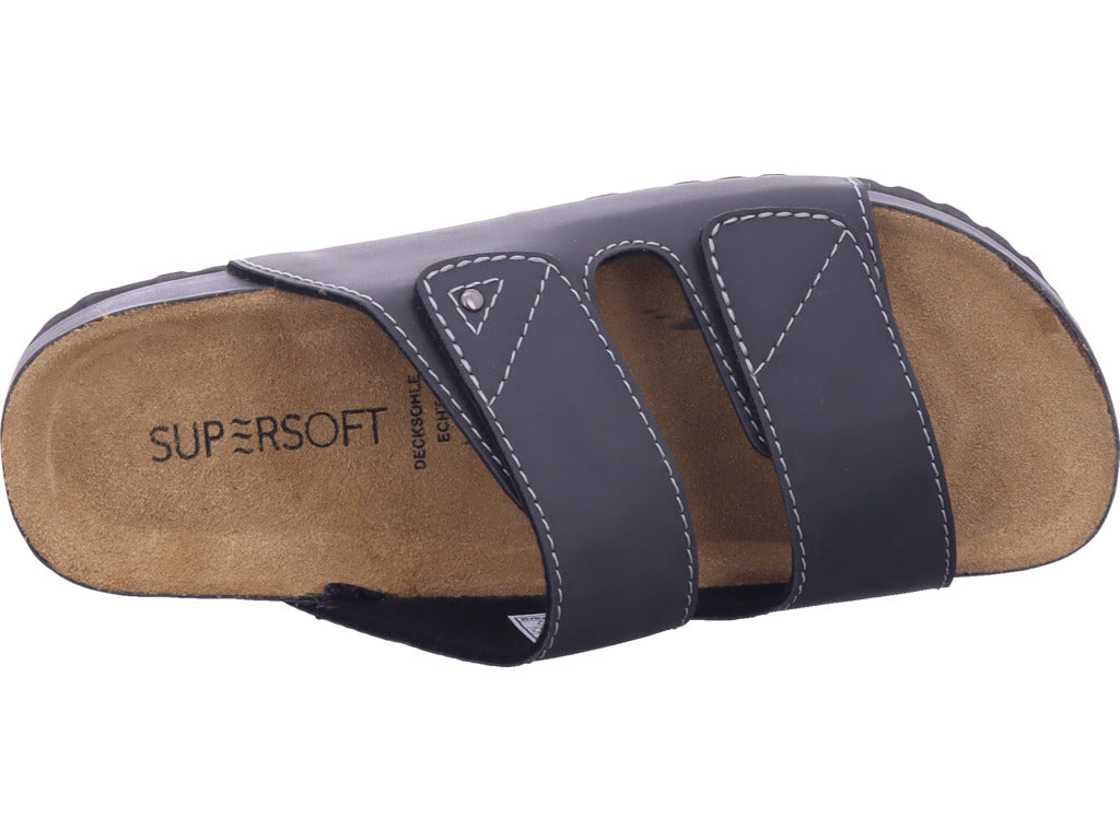 Planet Footwear Herren Pantolette  in schwarz