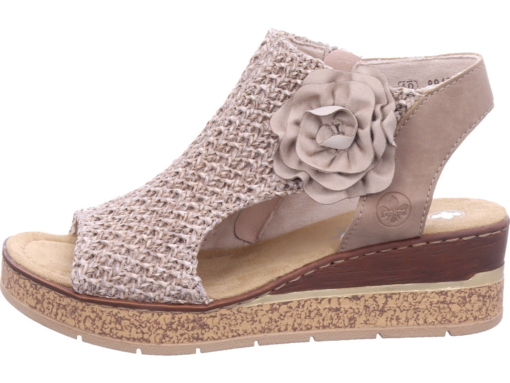 Rieker Damen  Fsk Damen Sandalen in beige