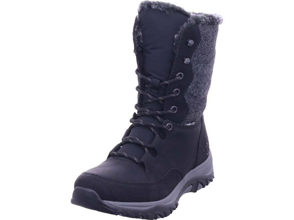 Rieker Damen Stiefelette Hwk Damen Stiefel in schwarz