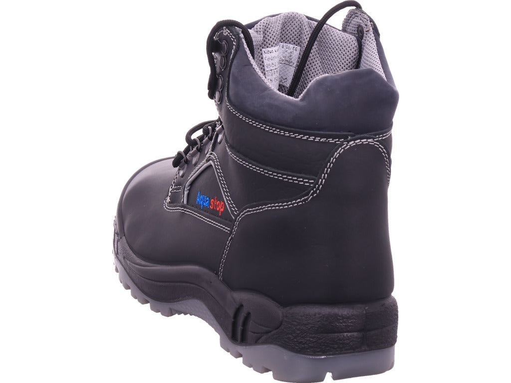 Leopard Men's Work Shoe Safety Ankle Boots S3 in black