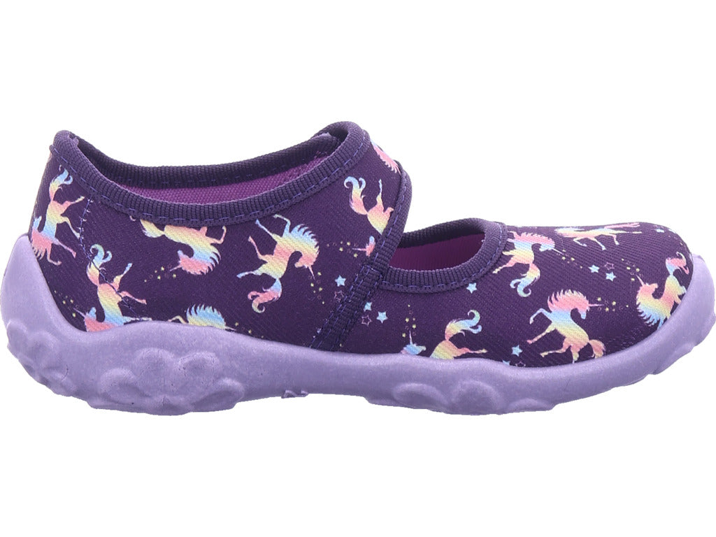 Dívčí textilní pantofle Legero \ Bonny ve fialové barvě