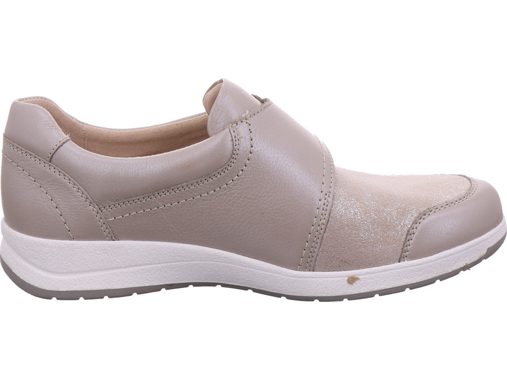 Dámské pantofle Caprice v pískově šedohnědé barvě