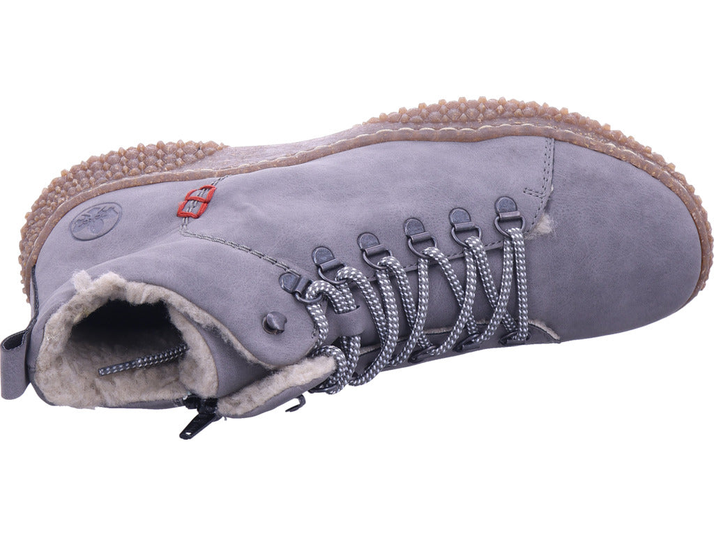 Rieker women's Hwk boots in grey