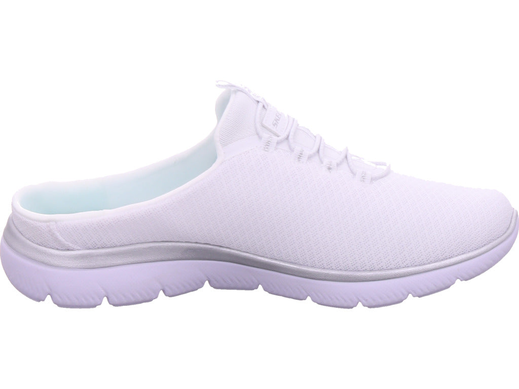 SKECHERS Damen Sabot Mesh Open Back W/ Memory Faom in weiß