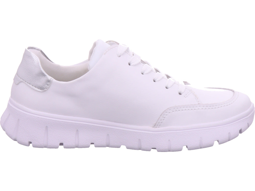 Rieker Damen Sneaker Fsk Damen Halbschuhe in weiß