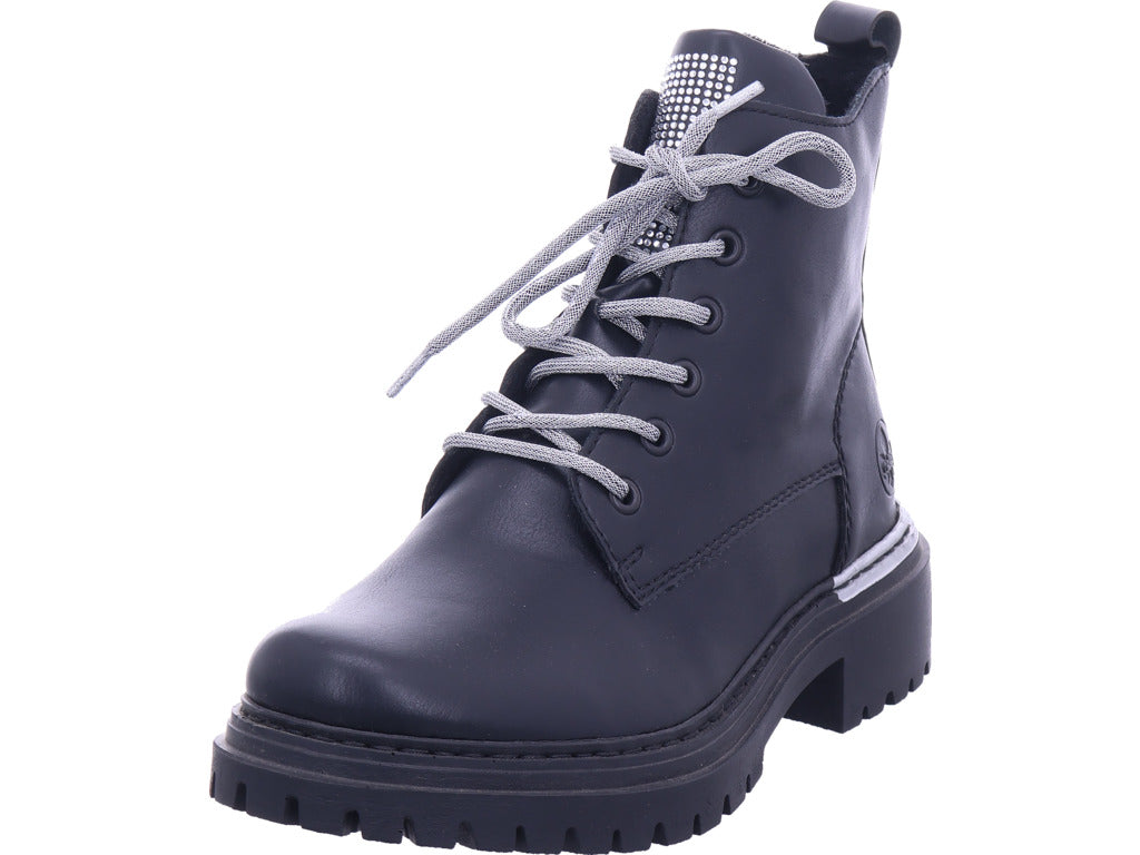 Rieker Damen Hosenstiefel Hwk Damen Stiefel in schwarz