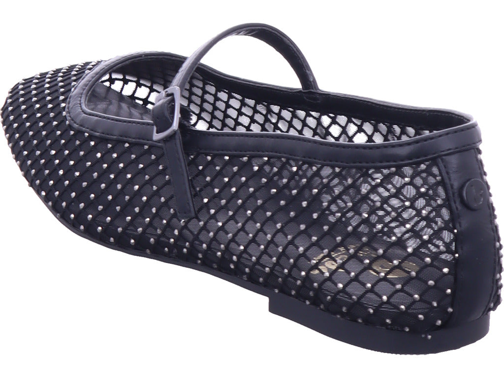 La Strada Damen Ballerina  in schwarz