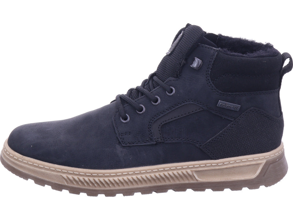 Rieker  Schnürstiefel Hwk Herren Stiefel in schwarz